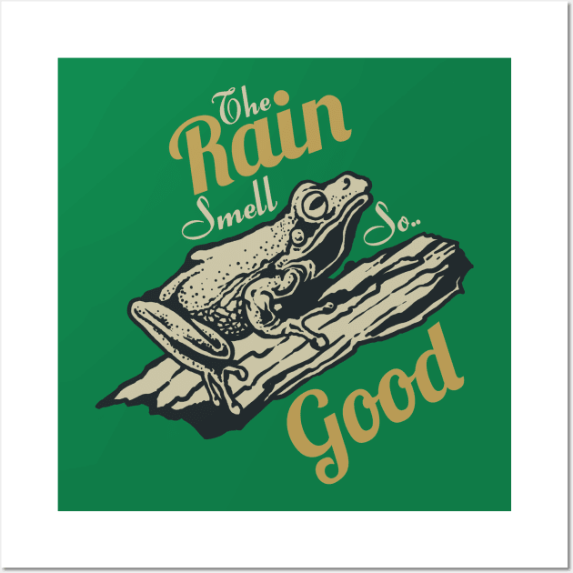 The Rain Smell So Good Wall Art by RadCoolguy